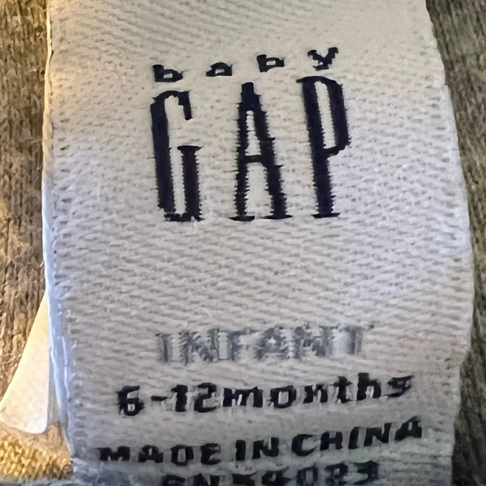 Baby GAP cotton lined denim jean overalls - Picture 4 of 4